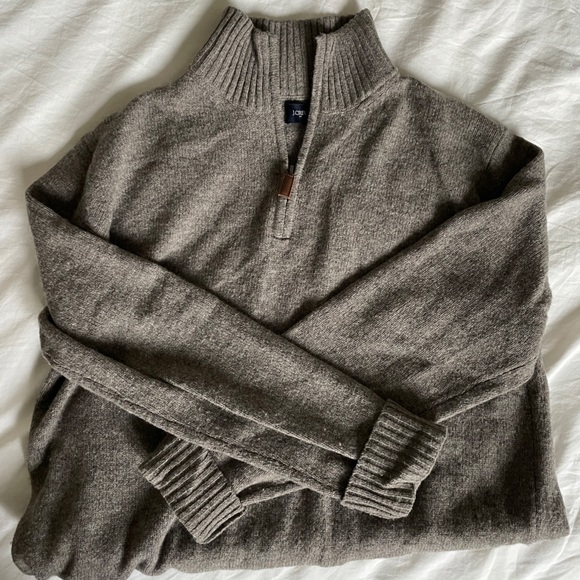 J. Crew Sweaters - J. Crew Lambs Wool Half Zip